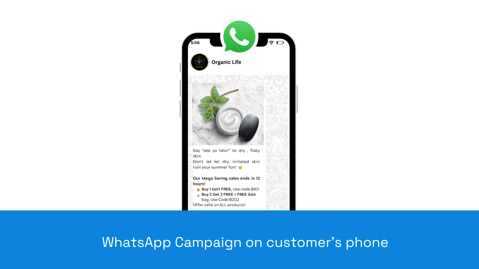 Campagna WhatsApp sul telefono degli utenti