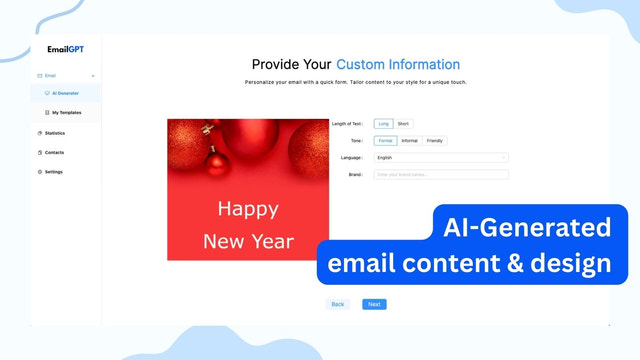 AI-Generated e-mailinhoud & ontwerp