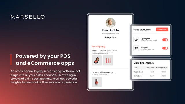 Outils omnicanal qui se connectent à vos systèmes de commerce électronique et POS