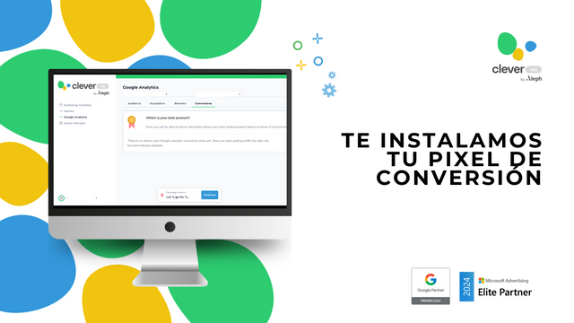 Instalamos tu pixel de conversion