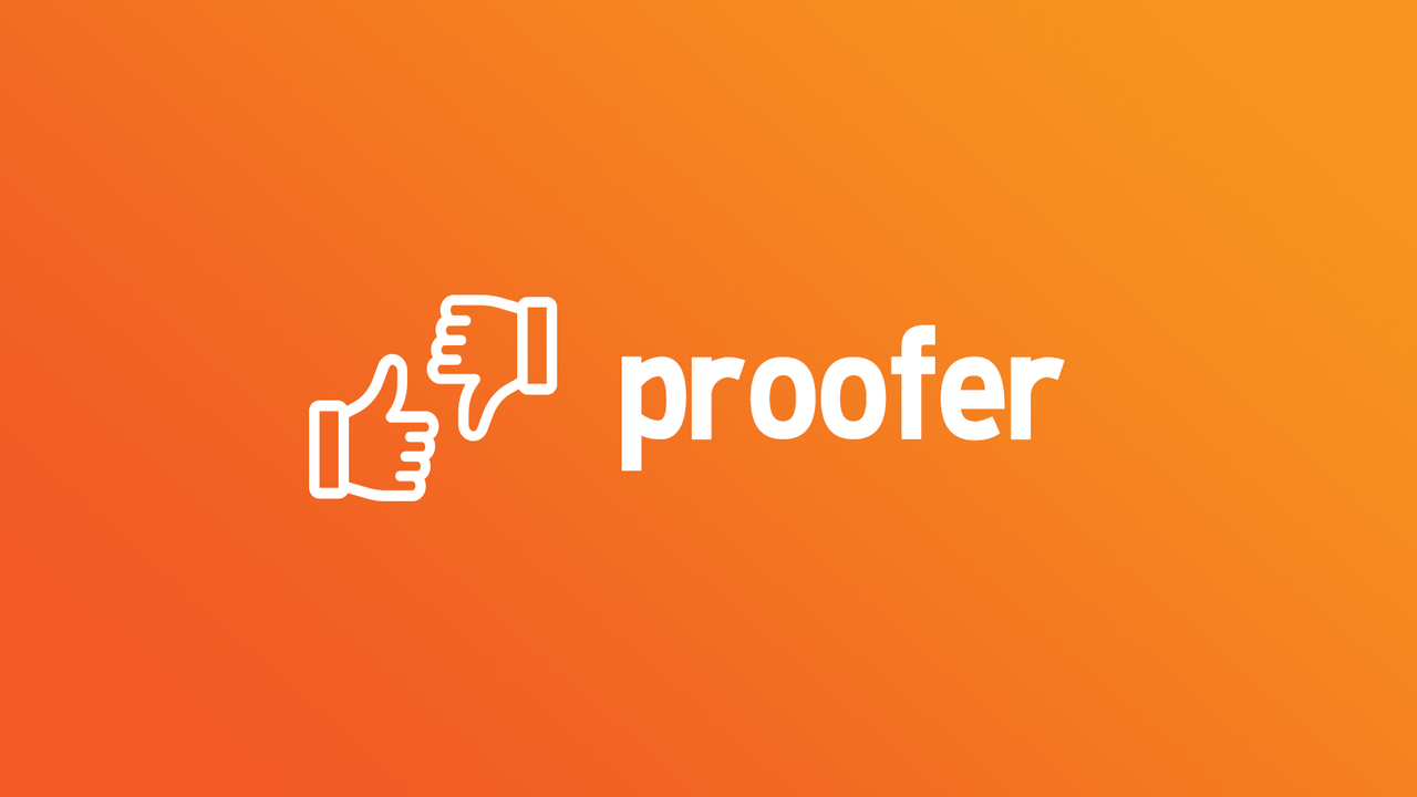 Proofer Proof Management Screenshot