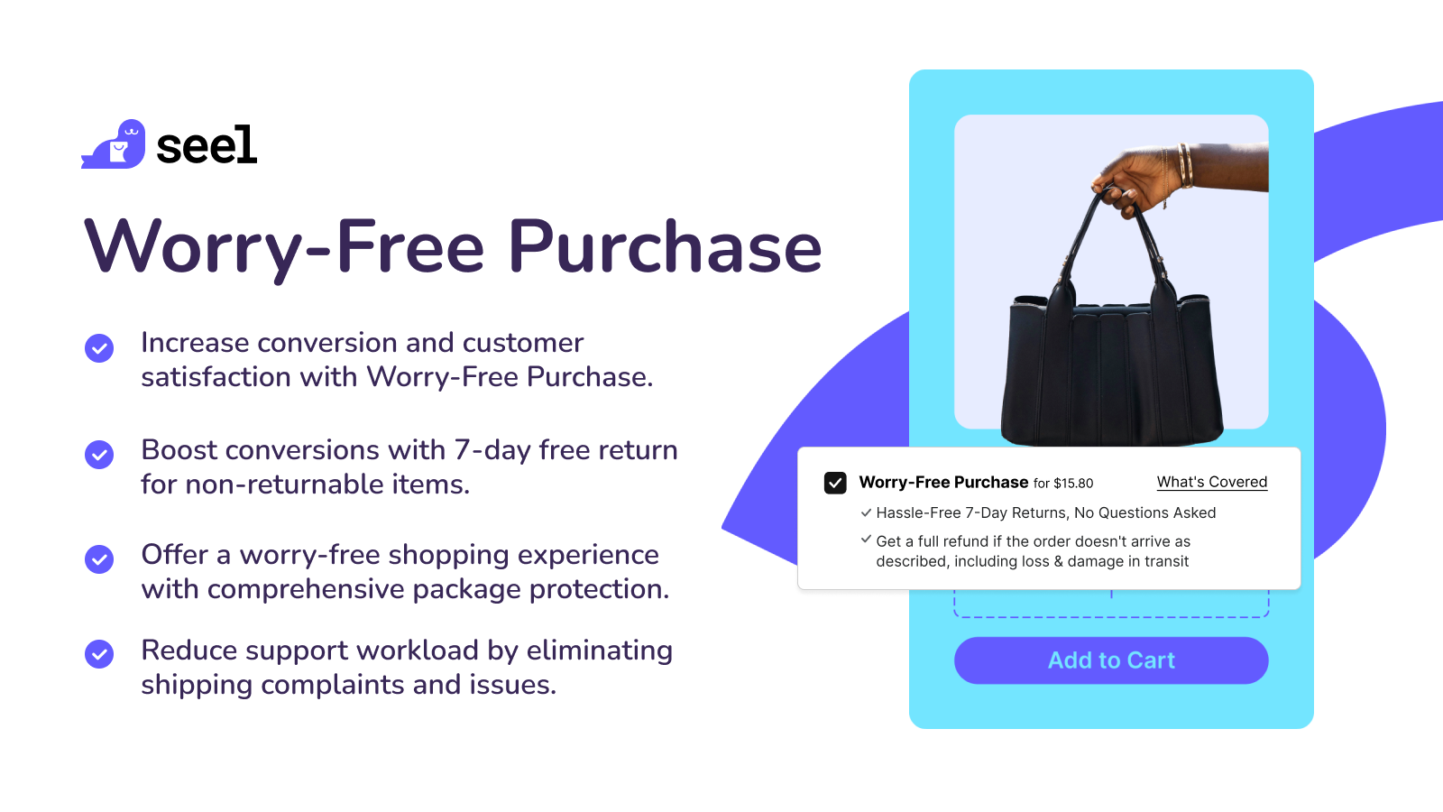 Seel worry-free purchase