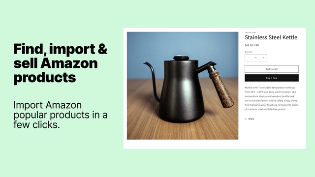 Importez des produits Amazon
