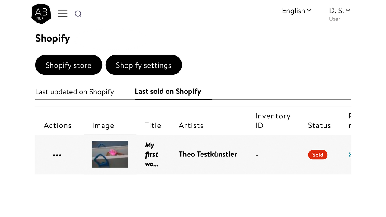 See all your sales on the dashboard