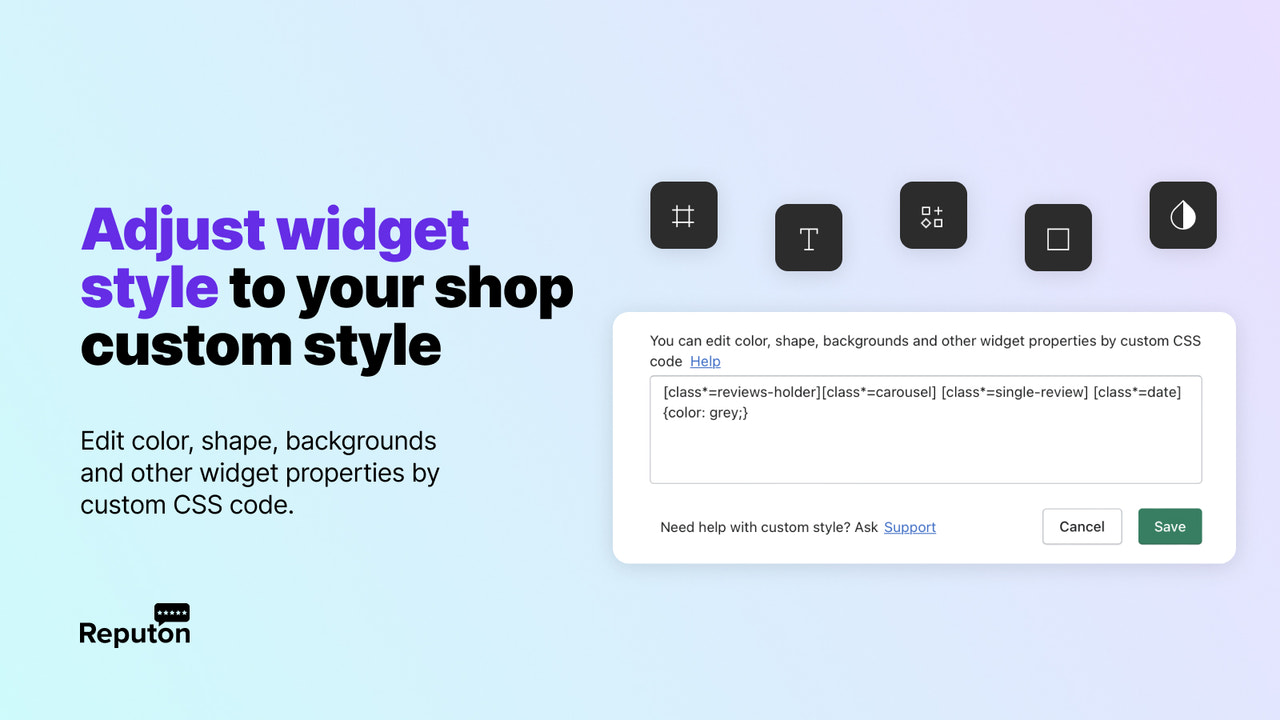 shopify google recensioner karusell widget