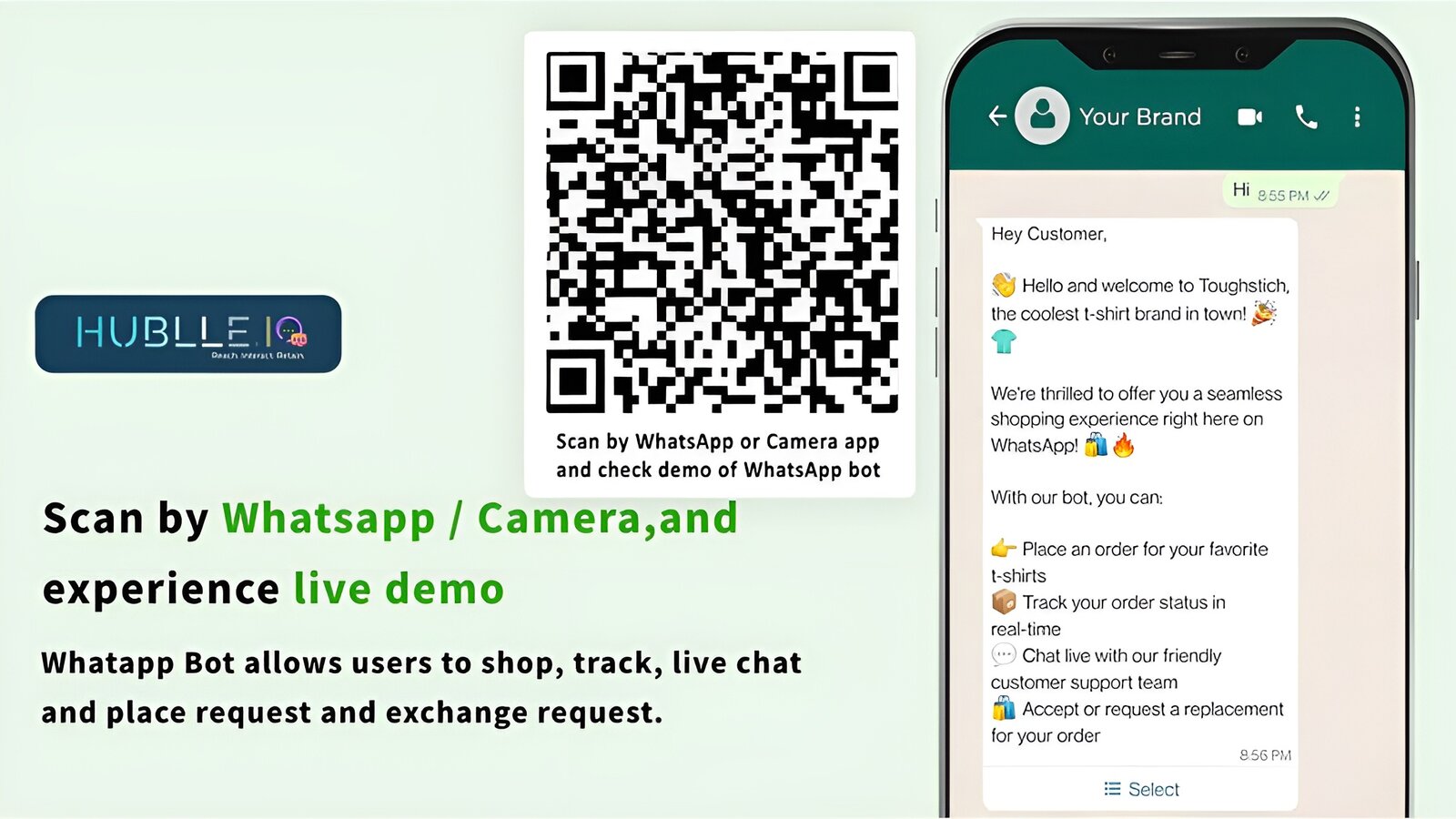 Whatsapp bot, abandonment cart recovery, live chat,notification 