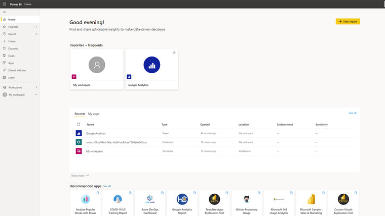 Power BI Connector Screenshot