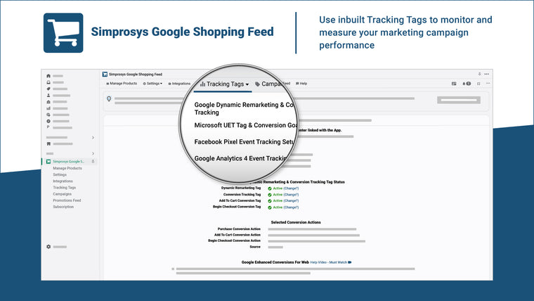 Simprosys Google Shopping Feed Screenshot