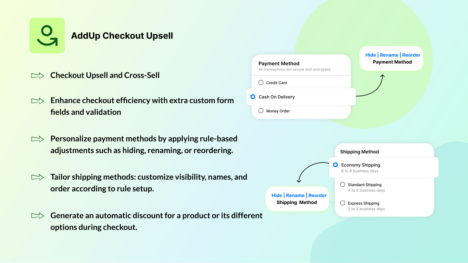 Seamless checkout customization using Shopify functions