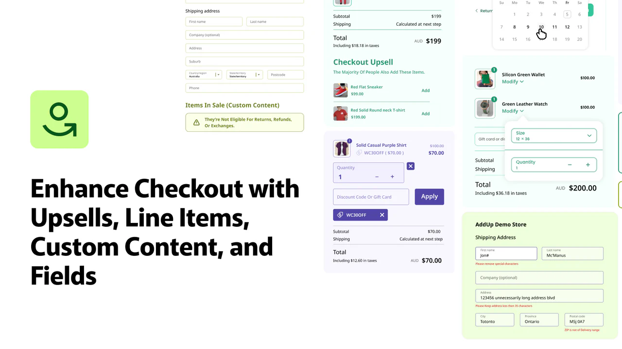 Shopify Checkout Customizer