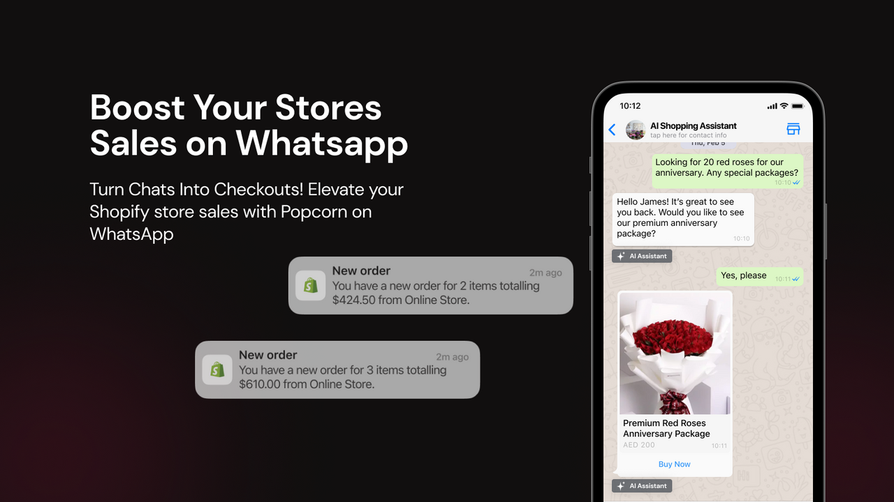 Popcorn: AI For WhatsApp Screenshot