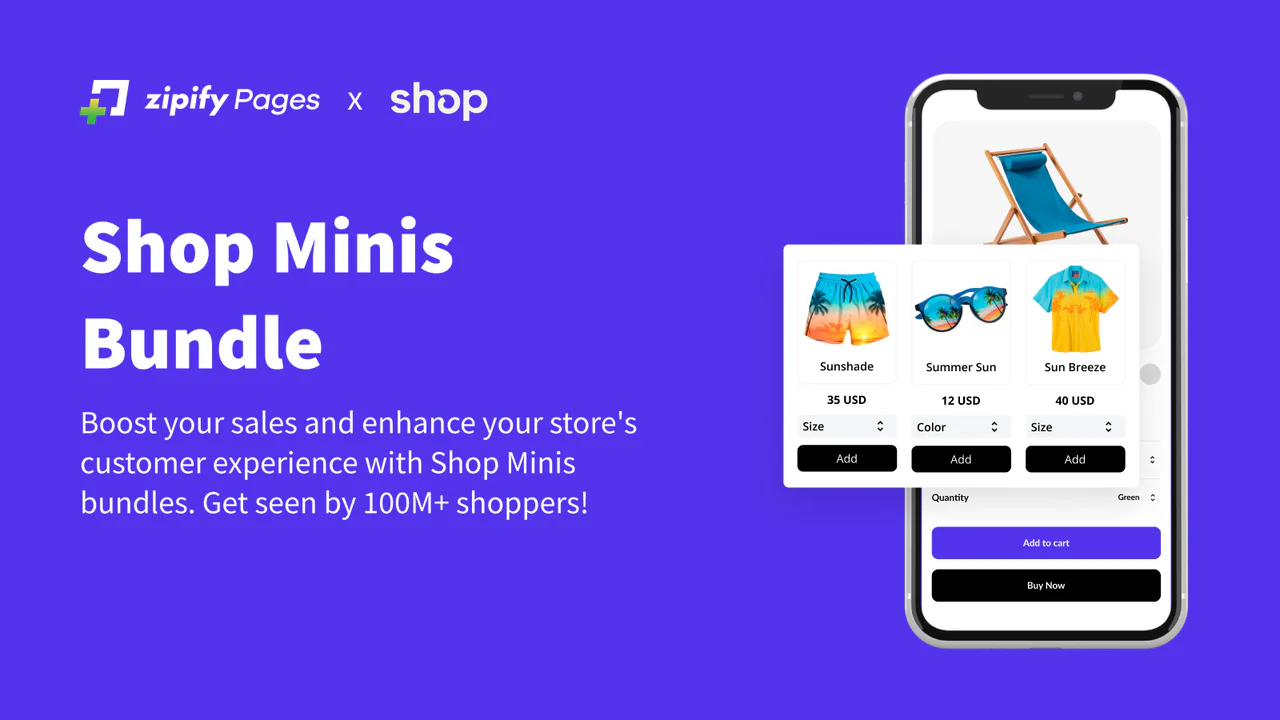 Create custom product bundles exclusively for Shop Minis