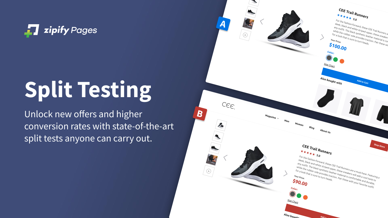 Zipify Landing Page Builder Screenshot