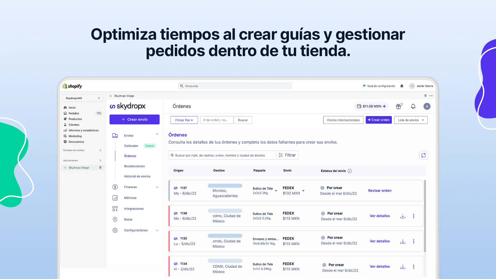 Optimiza tiempos al crear tus guias 