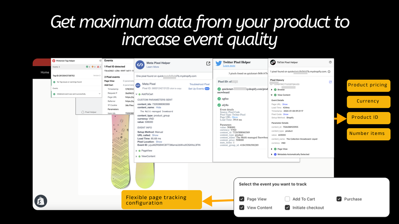 Get maximum data from your produ