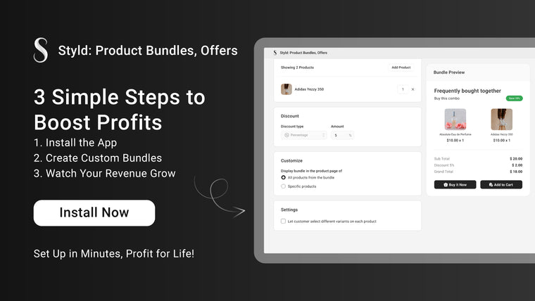 Styld: Product Bundles, Offers Screenshot