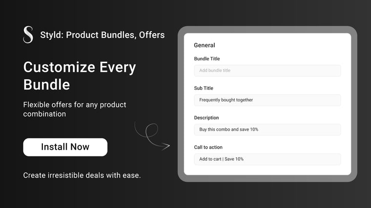 Styld: Product Bundles, Offers Screenshot