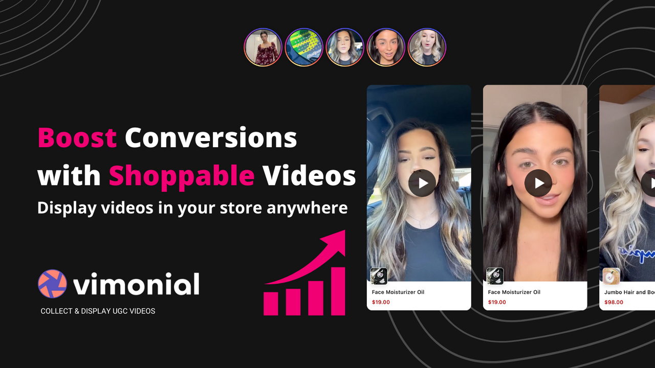 Vimonial Shoppable Video & UGC Screenshot