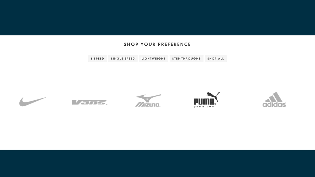 Shopify glidende mærke logoer