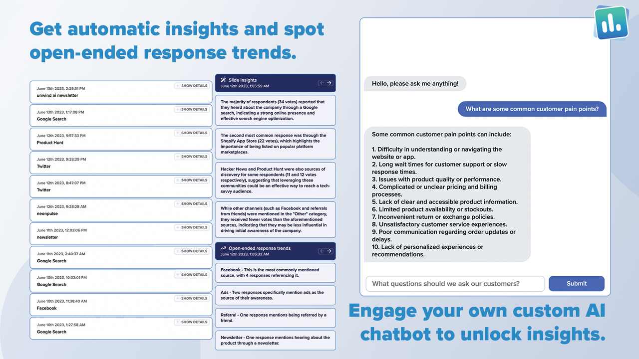 Découvrez les thèmes et les tendances en utilisant les Insights IA automatiques