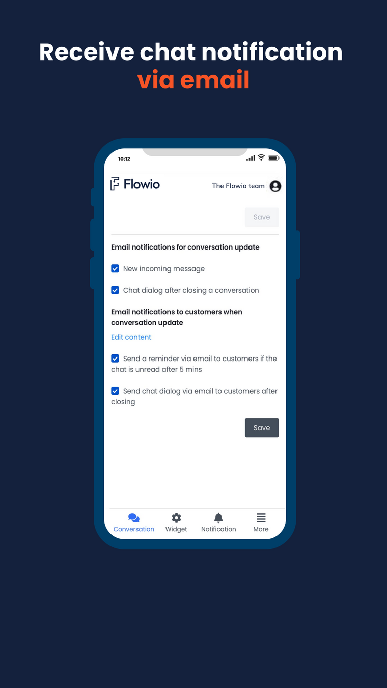 Flowio Email Marketing, Pop Up Screenshot