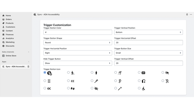 Scale all content larger and smaller with + - easy access