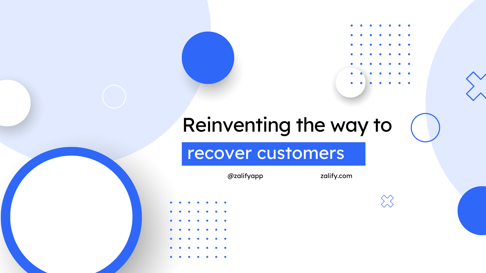 Recover your customers before they reach the checkout process