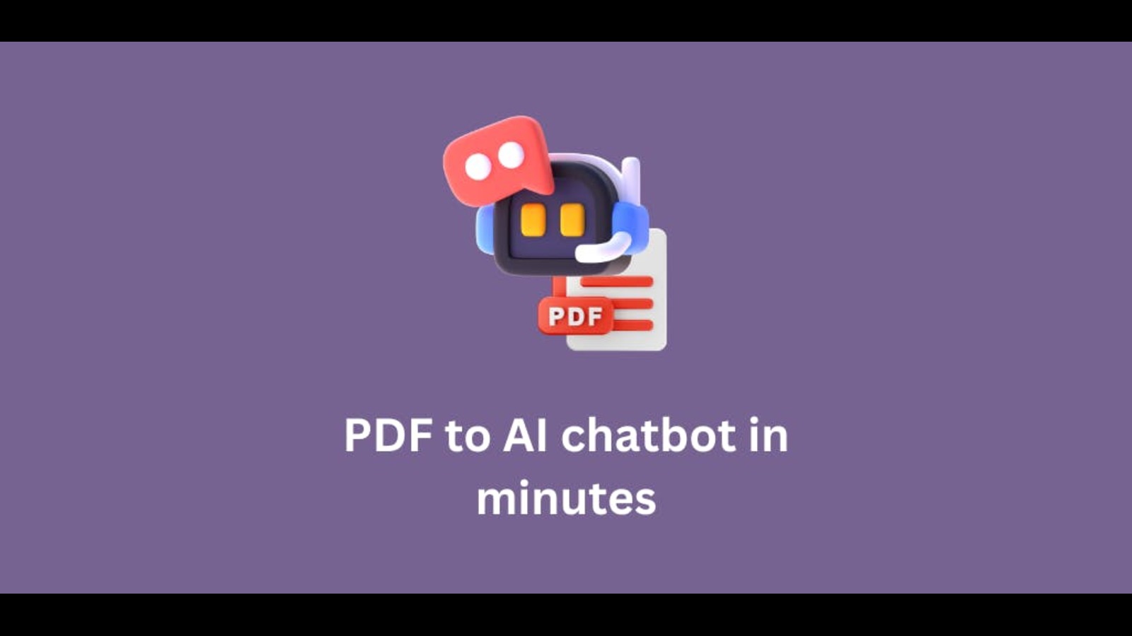 PDF转聊天机器人