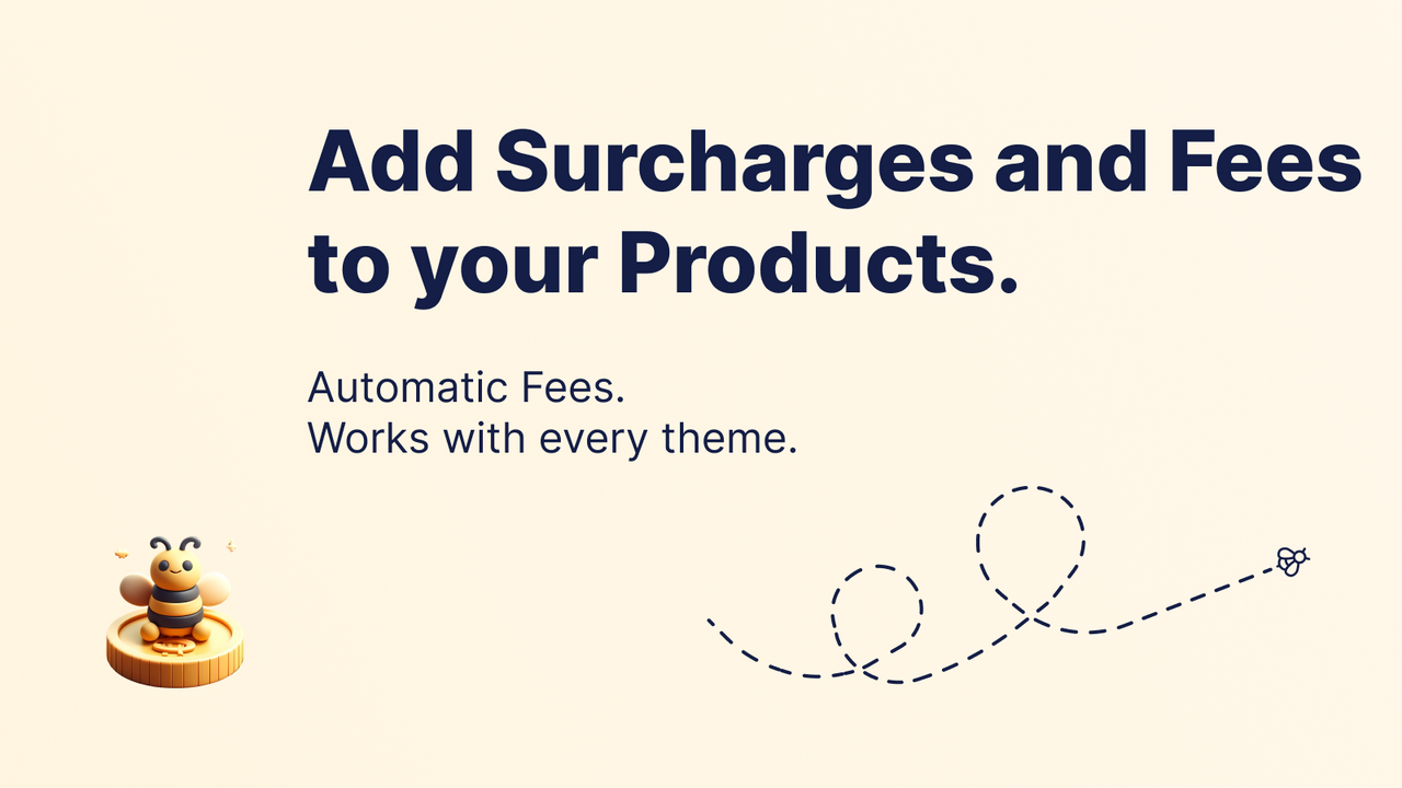 FeeBee - App for product fees, surcharges and deposits.