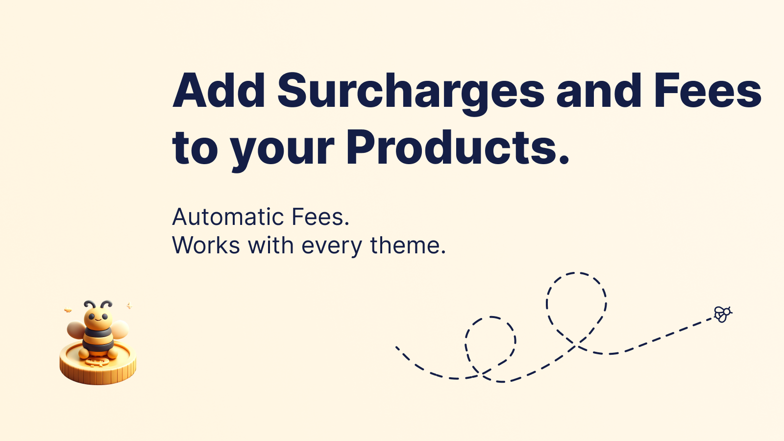 FeeBee - App for product fees, surcharges and deposits.