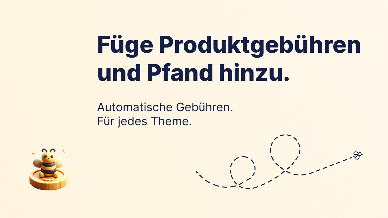 FeeBee - App für Produktgebühren und Pfand.