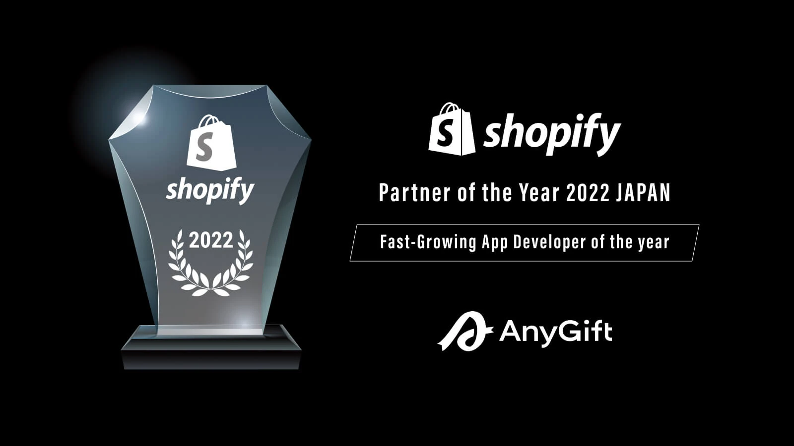 AnyGift-Shopify Partner of the Year 2022