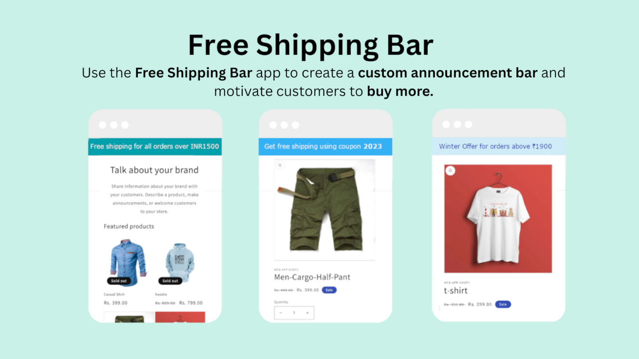 Free Shipping Bar