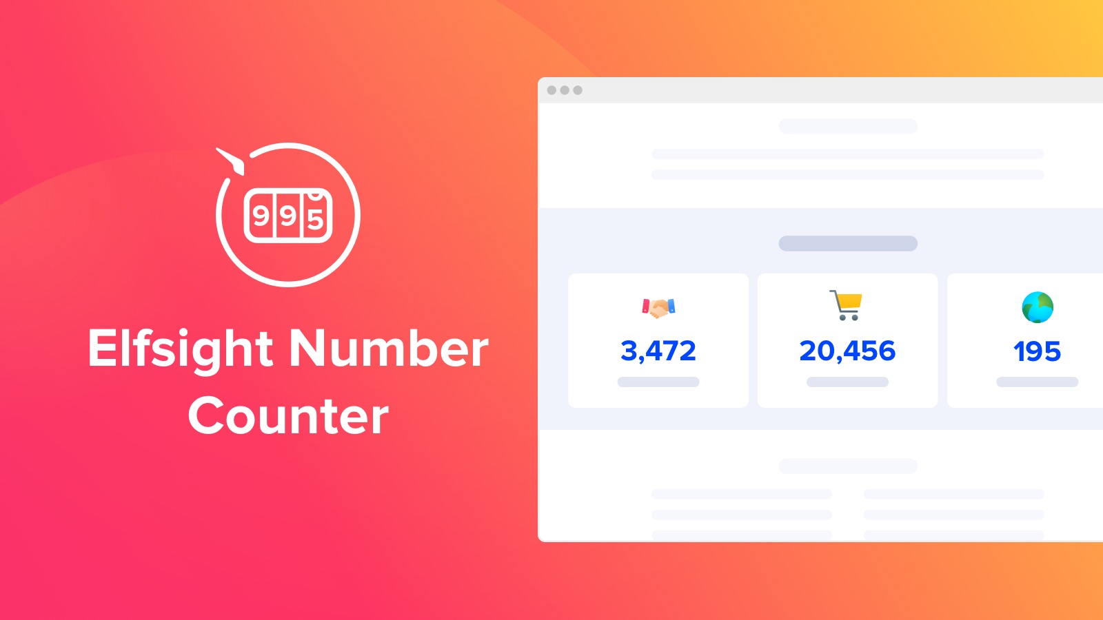 Shopify Number Counter von Elfsight