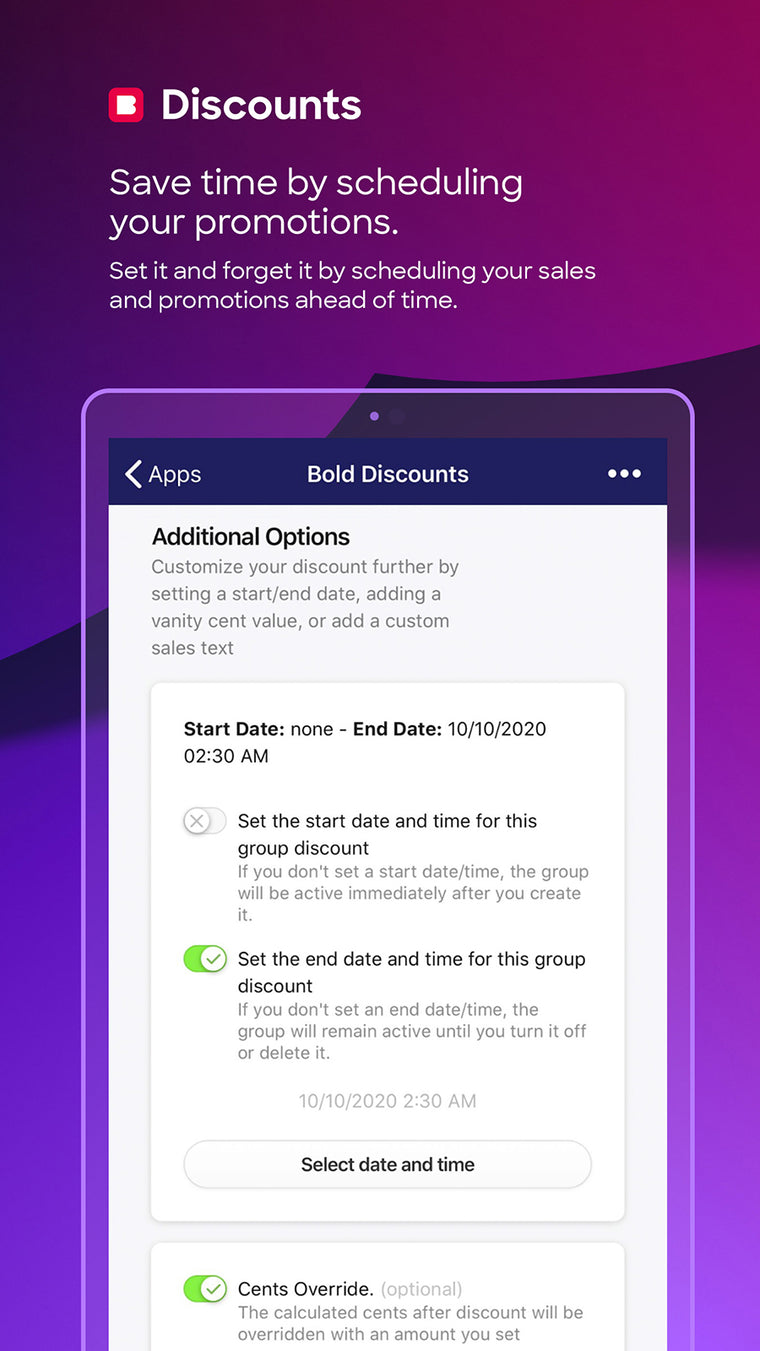 BOLD Discounts ‑ Flash Sales Screenshot