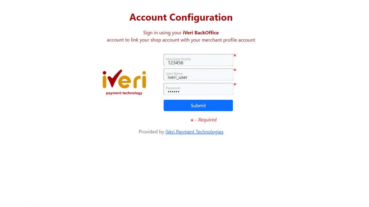 Account Configuration