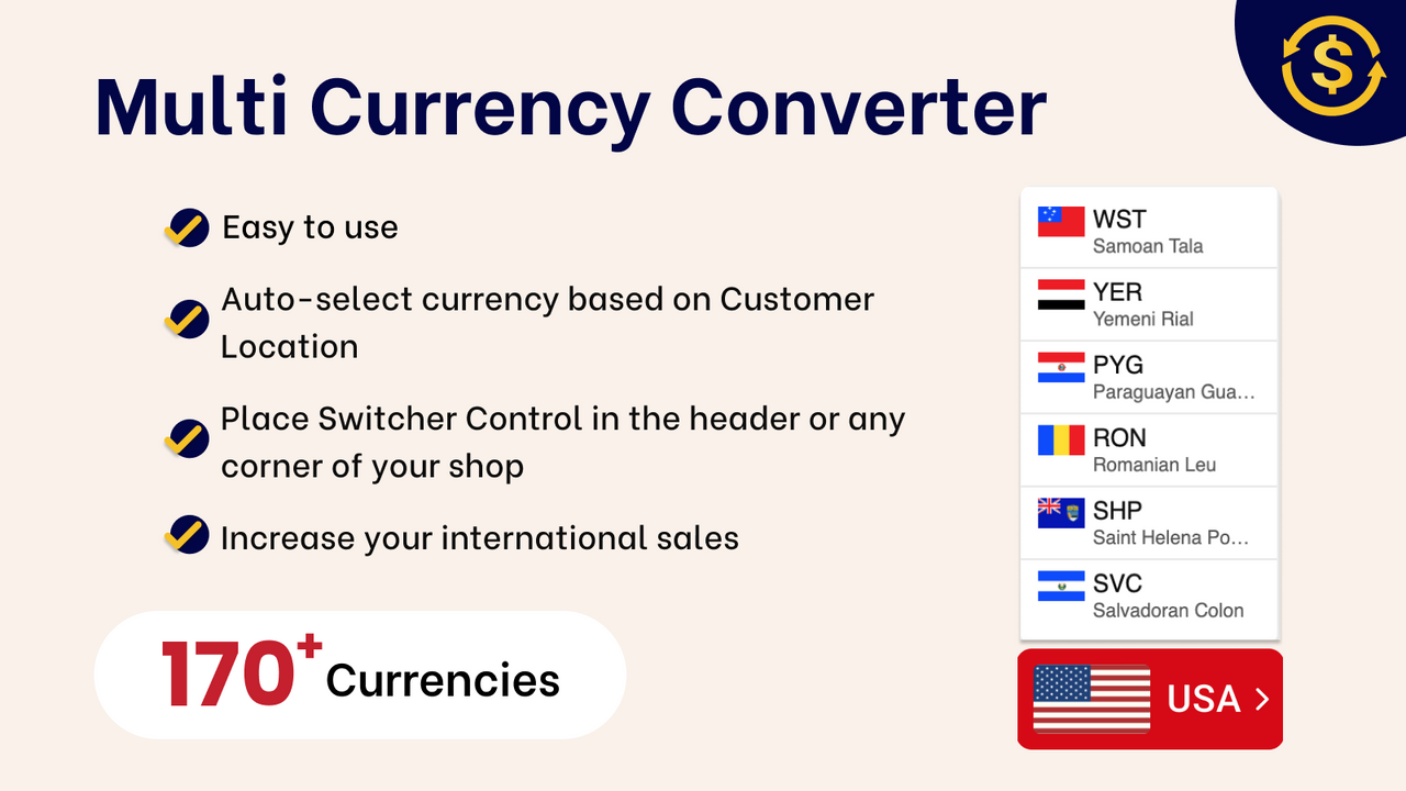 MyShopKit Currency Converter Screenshot