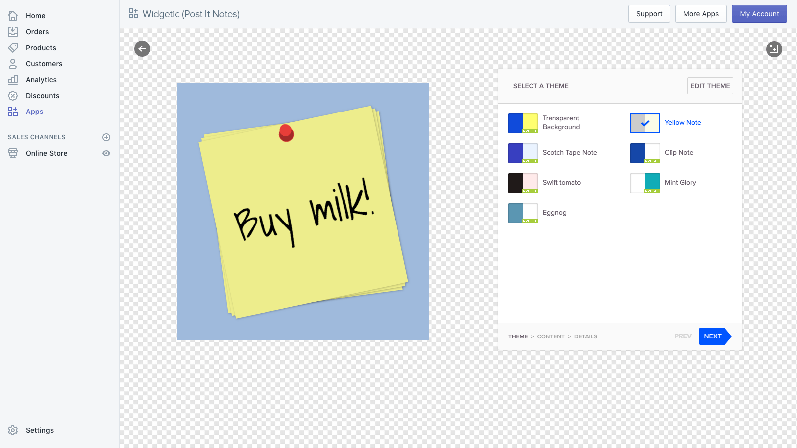 Widgetic (Post It Notes) Screenshot