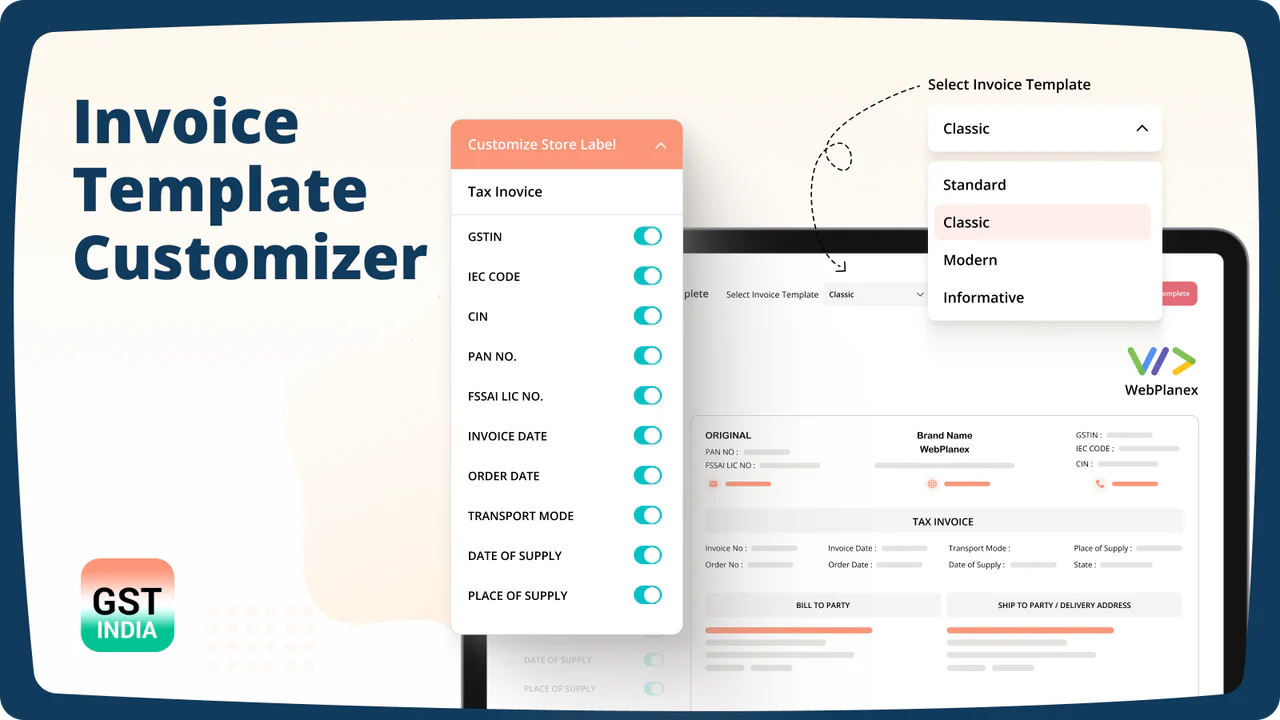  Invoice Customizer