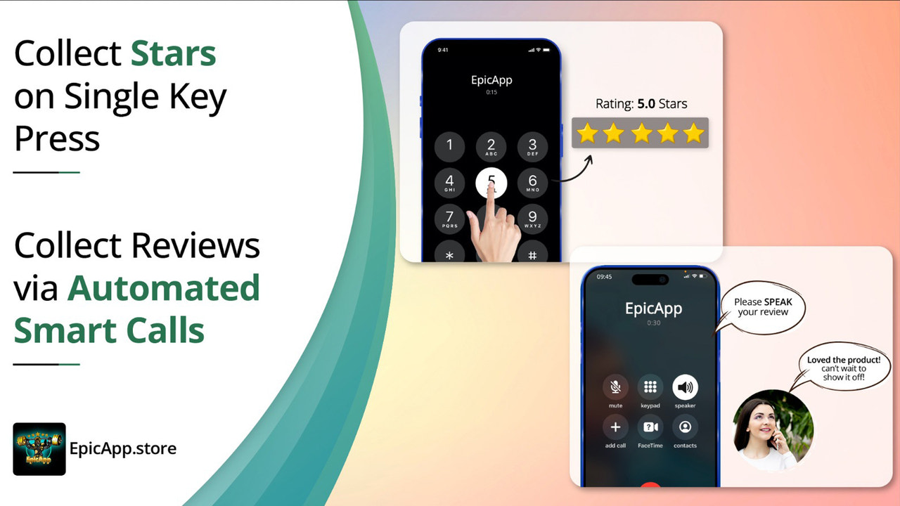 Collect Stars on Key Press & Reviews via Automated Smart Calls