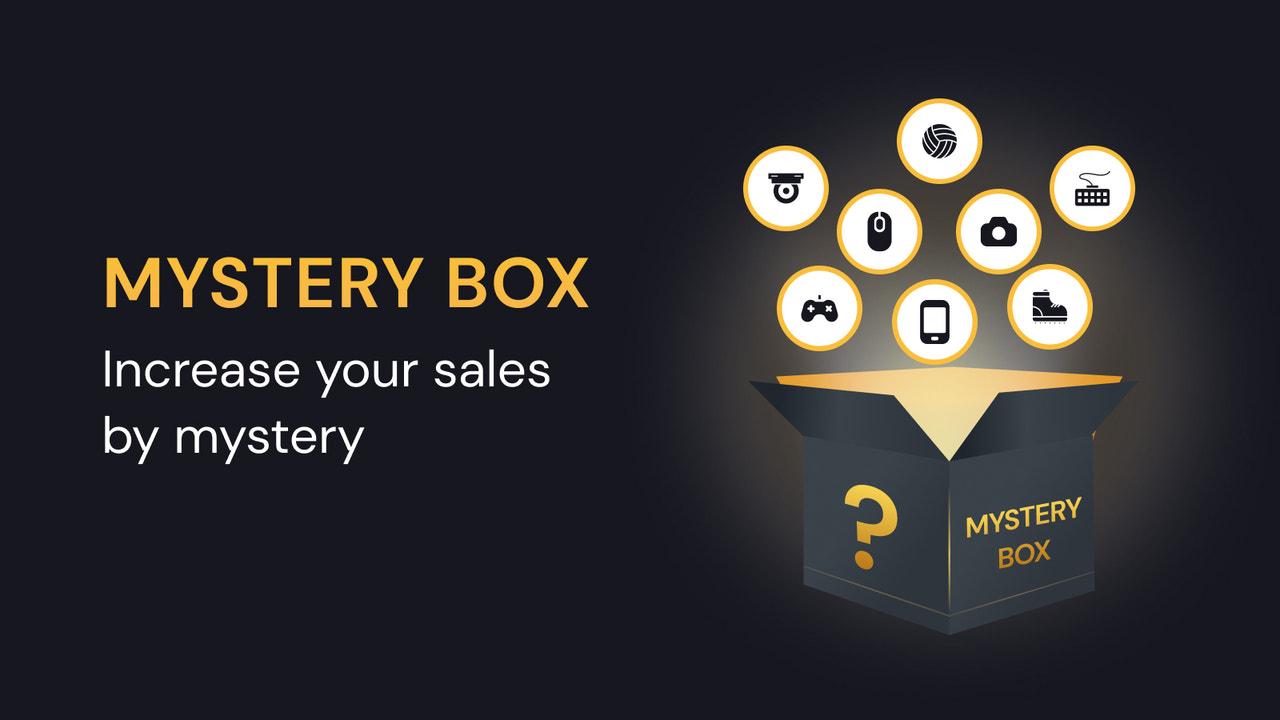 神秘盒子 - 通过神秘增加您的销售