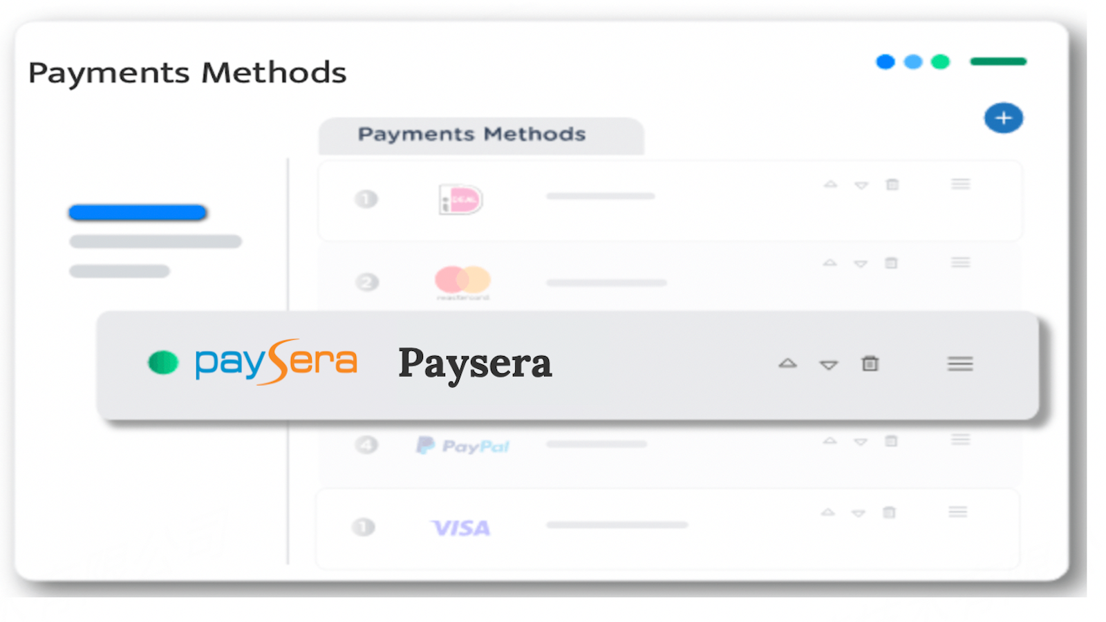 Verwendung von Paysera als Zahlungsmethode