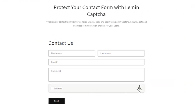 Formulario de contacto de Lemin