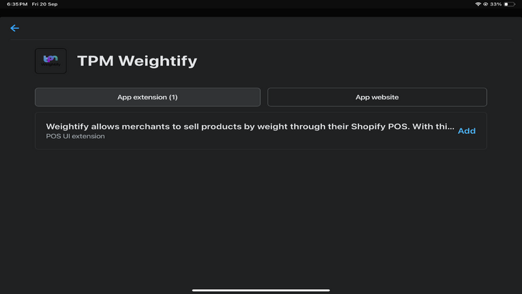 TPM Weightify Screenshot