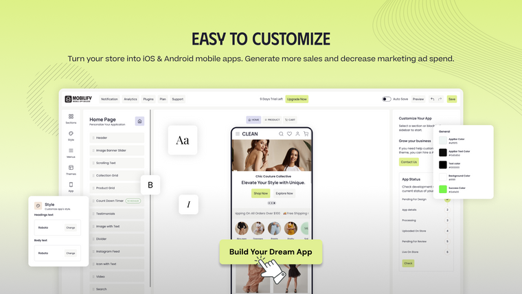 MOBILIFY‑ Mobile App Builder Screenshot