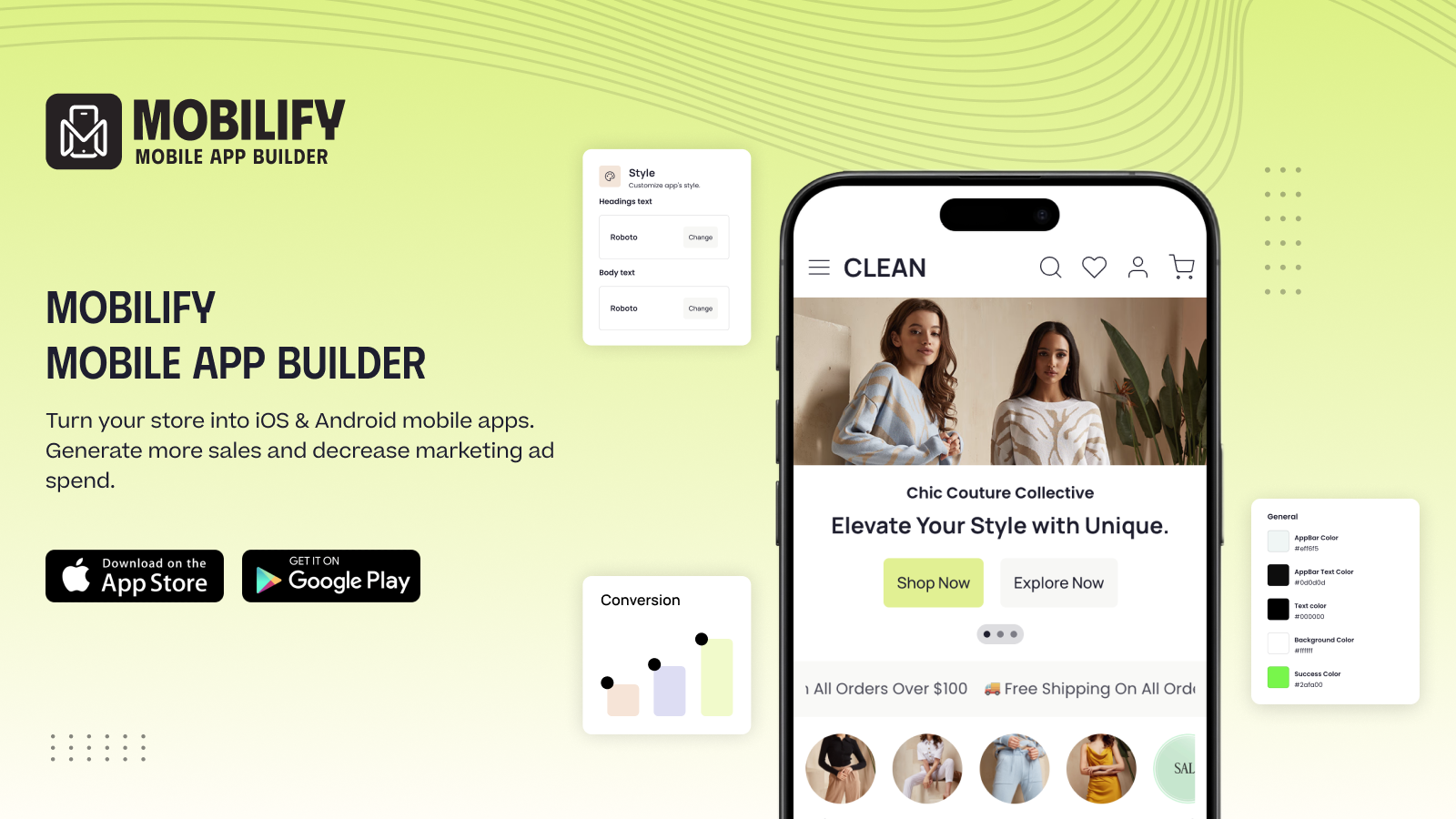 MOBILIFY‑ Mobile App Builder Screenshot