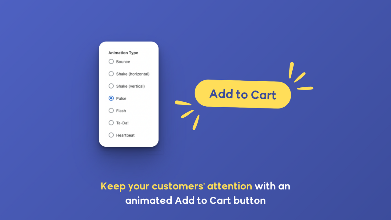 Keep your customers' attention on the Add To Cart button