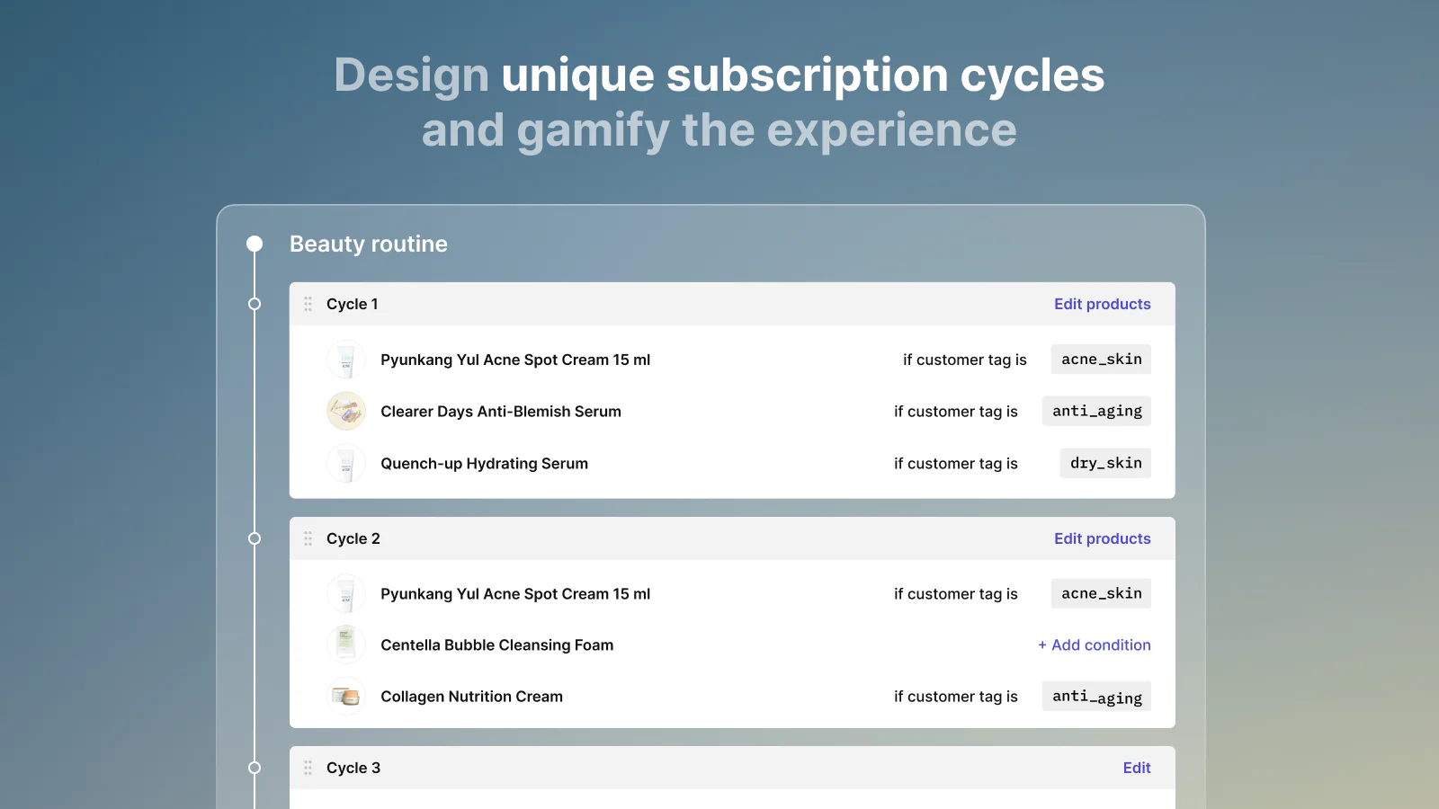 Utiliza flujos de trabajo para crear experiencias de suscripción verdaderamente únicas