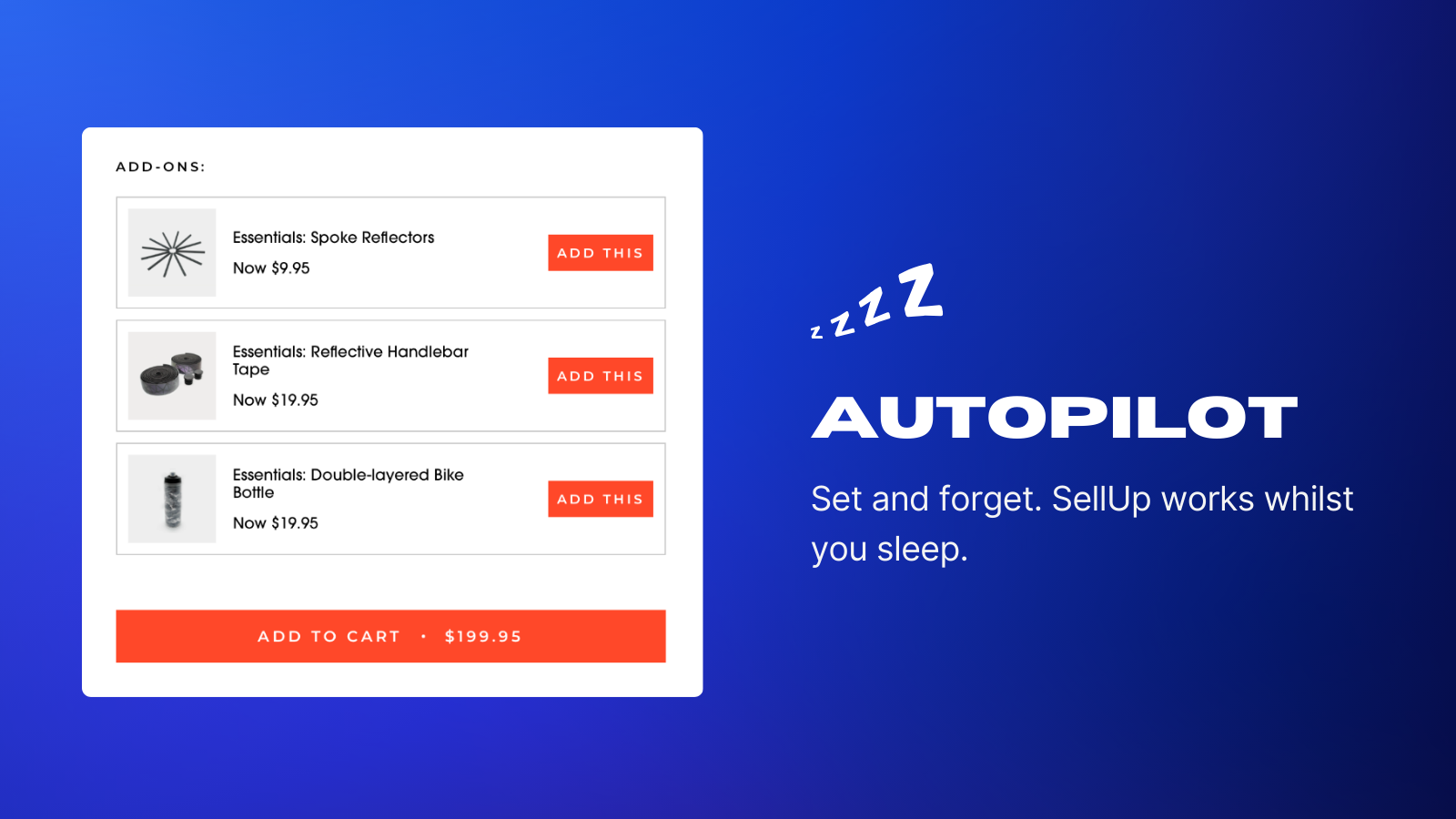 Upsell on autopilot with recommendations