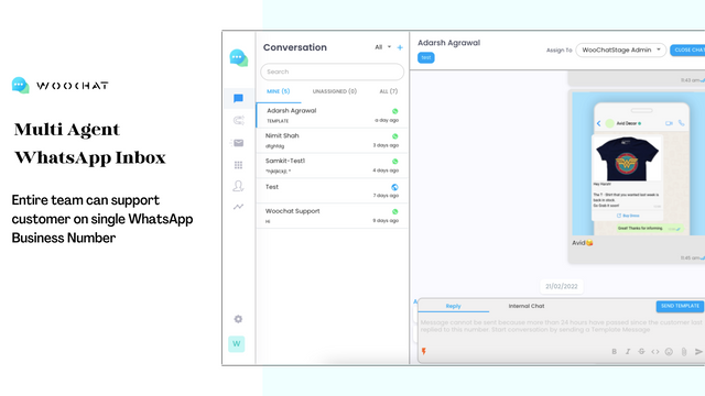 Caixa de Entrada do WhatsApp Multi Agente